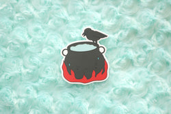 Cauldron Crow Sticker