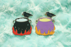 Cauldron Crow Hard Enamel Pin