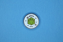 Blue and Green Chaotic Evil Hard Enamel Pin