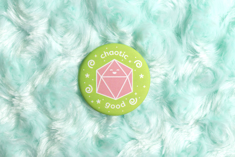 Chaotic Good Tabletop RPG Alignment Button