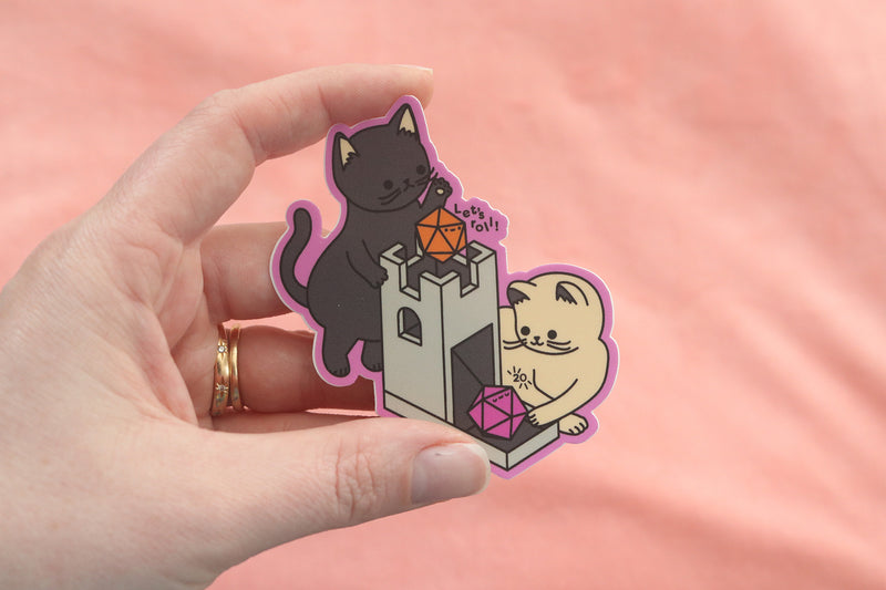 Cat Tower Sticker