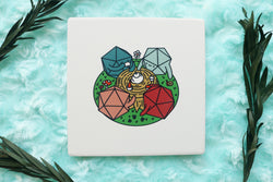 D20 Tea Party Coaster