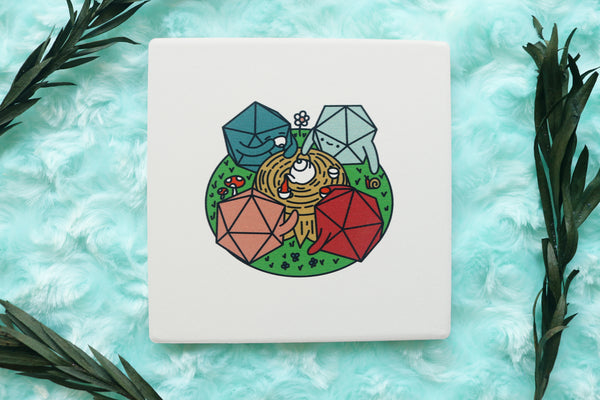 D20 Tea Party Coaster