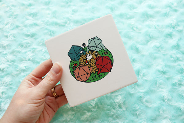 D20 Tea Party Coaster