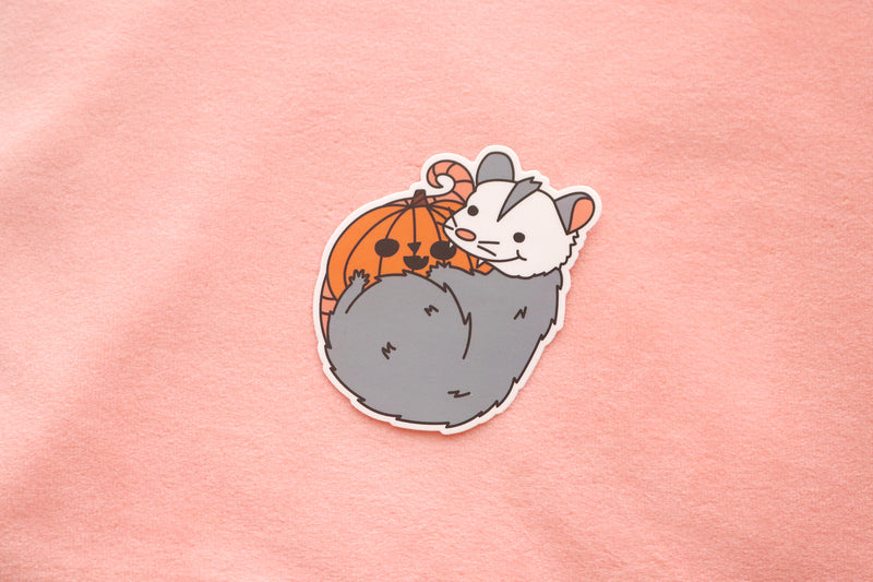 Jack-O-Possum Sticker