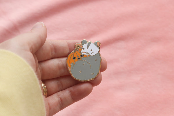 Jack-O-Possum Hard Enamel Pin