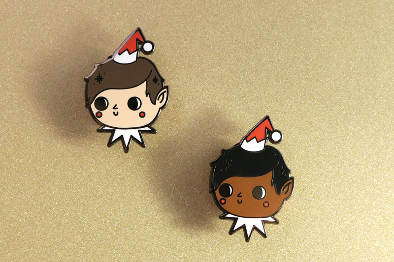 Santa's Elves Hard Enamel Pins