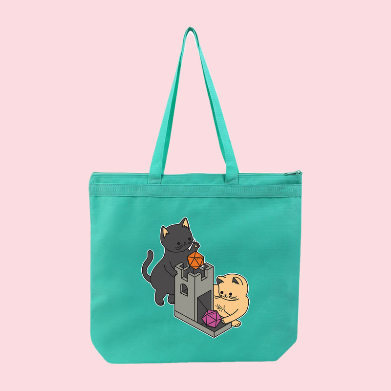 Cat Tower Tote Bag