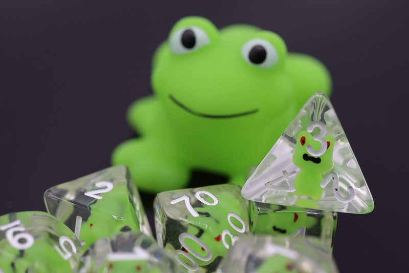 Frog RPG Dice Set