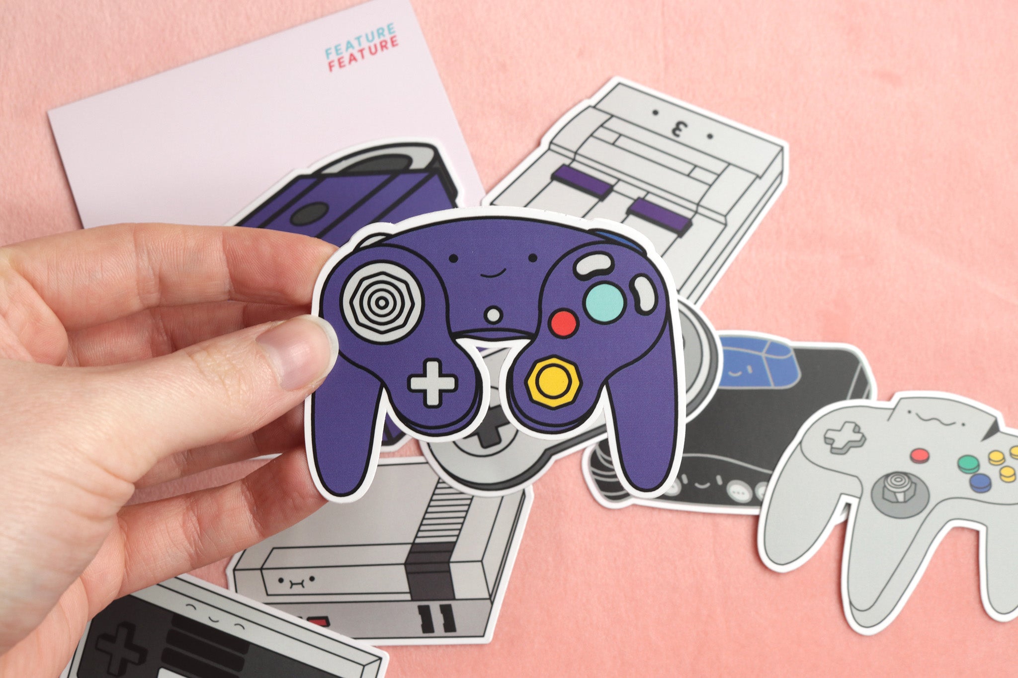 Nintendo Consoles and Controller Stickers