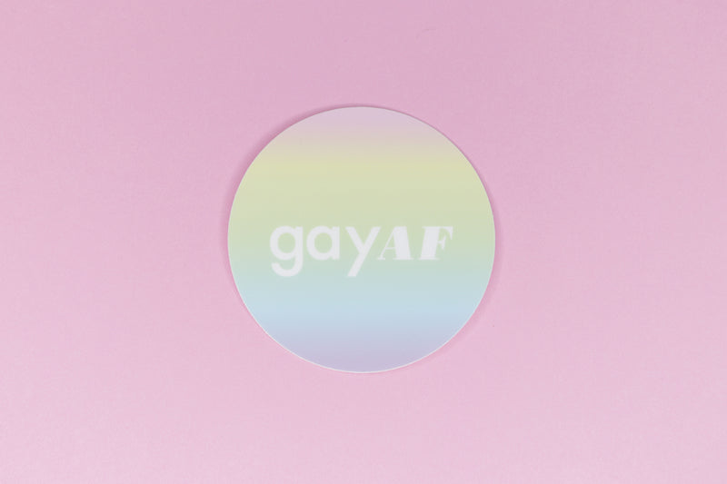 Gay AF Pride Sticker