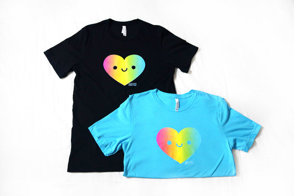 Happy Pride Heart Flag T-shirts