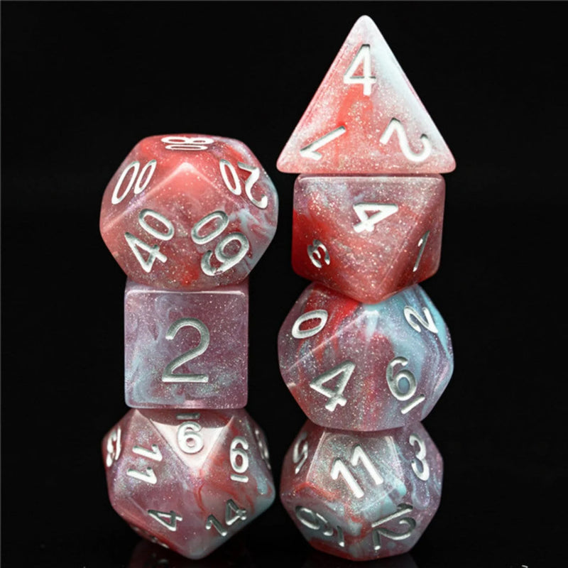 Geranium RPG Dice Set