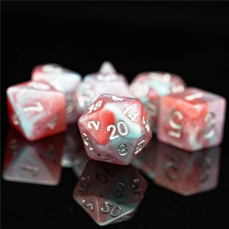 Geranium RPG Dice Set