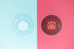 good and evil dm stickers