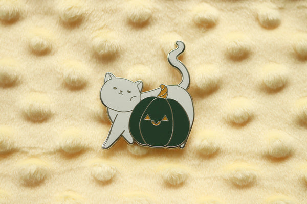 Pumpkin Patch Cat Hard Enamel Pin