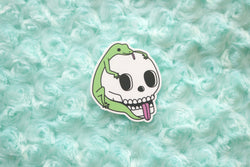 Skull and Lizard Sticker