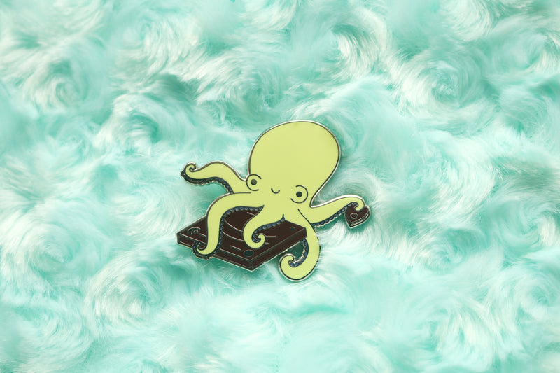 Ouija Board Octopus Hard Enamel Pin