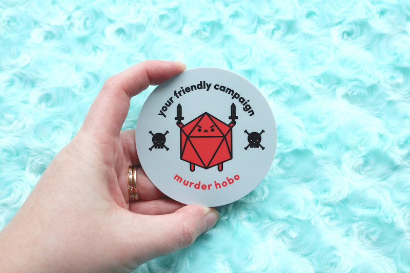 3x3 Murder Hobo TTRPG Sticker