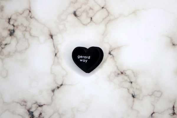 Gerard Way Heart Hard Enamel Pin