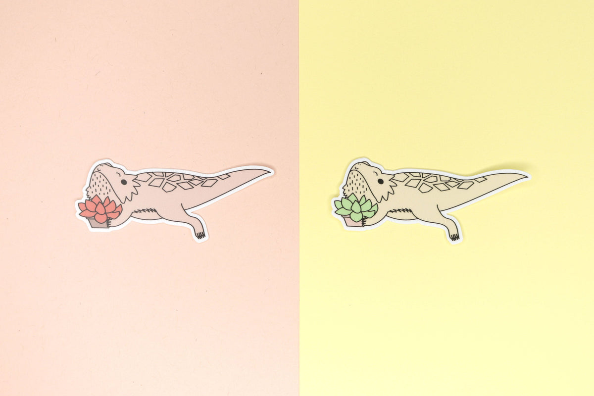 Bd Sticker Bearded Dragon Sticker by Dbl Feature
