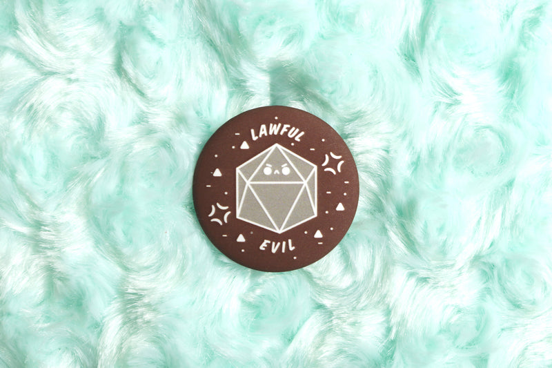 Lawful Evil DnD Alignment Button