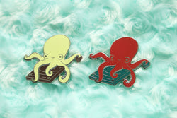 Ouija Board Octopus Hard Enamel Pin