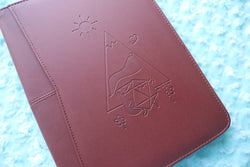 Adventuring D20 Dice Buddy Zippered Padfolio