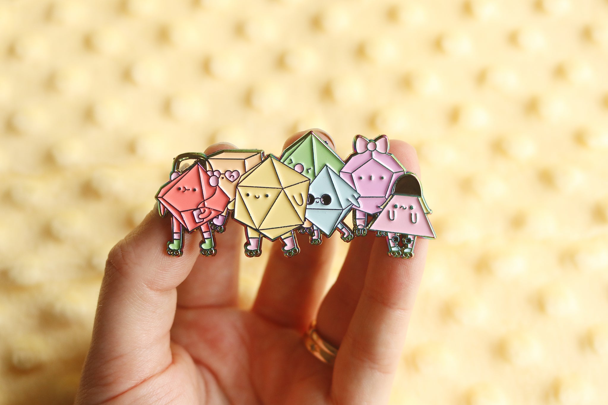 Rollin' Dice Buddies Hard Enamel Pin