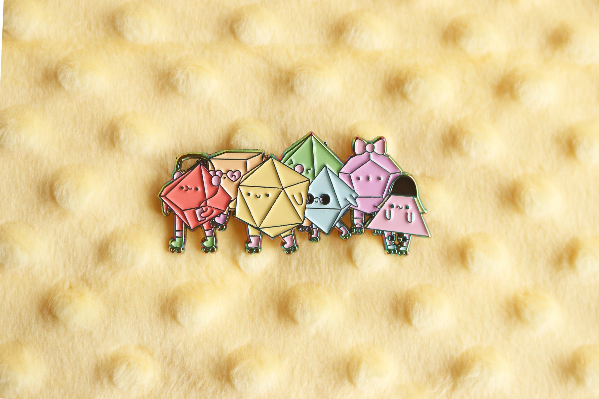 Rollin' Dice Buddies Hard Enamel Pin