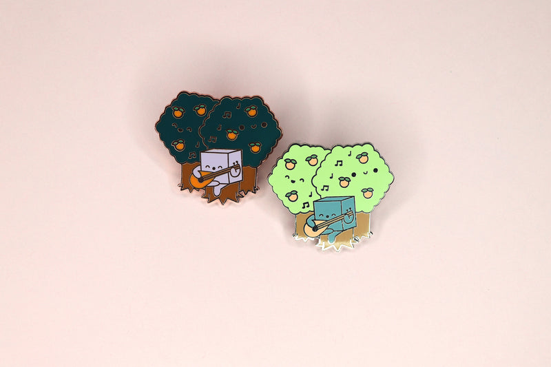 Purple Bard and Blue Bard Class Pins