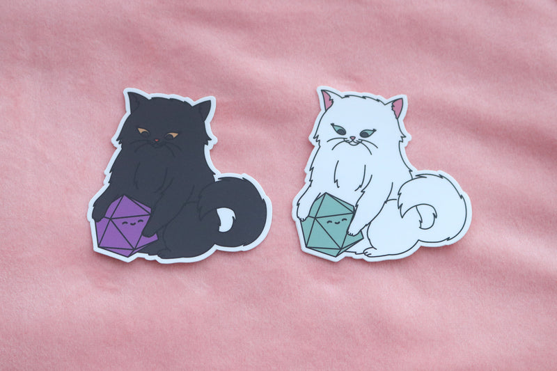 Persian D20 Dice Buddy Sticker