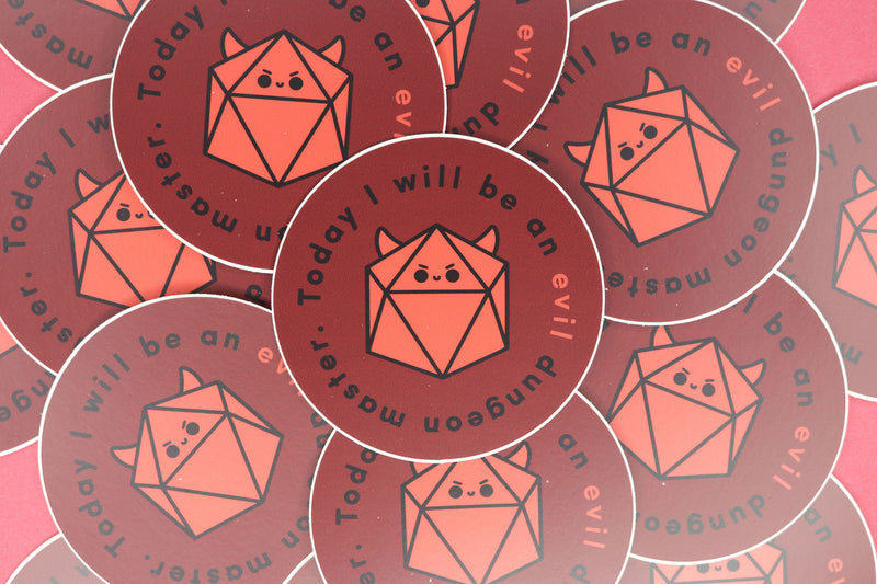 Pile of Evil DnD Dungeon Master Stickers
