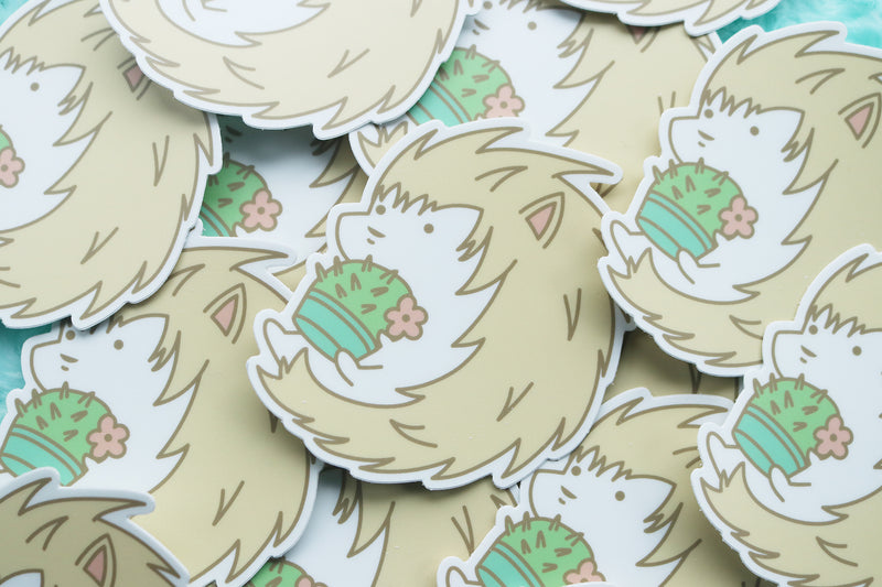 Pile of Hedgehog Stickers