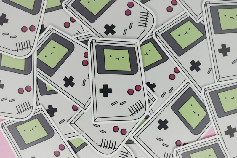 Pile of Original Gameboy Stickers