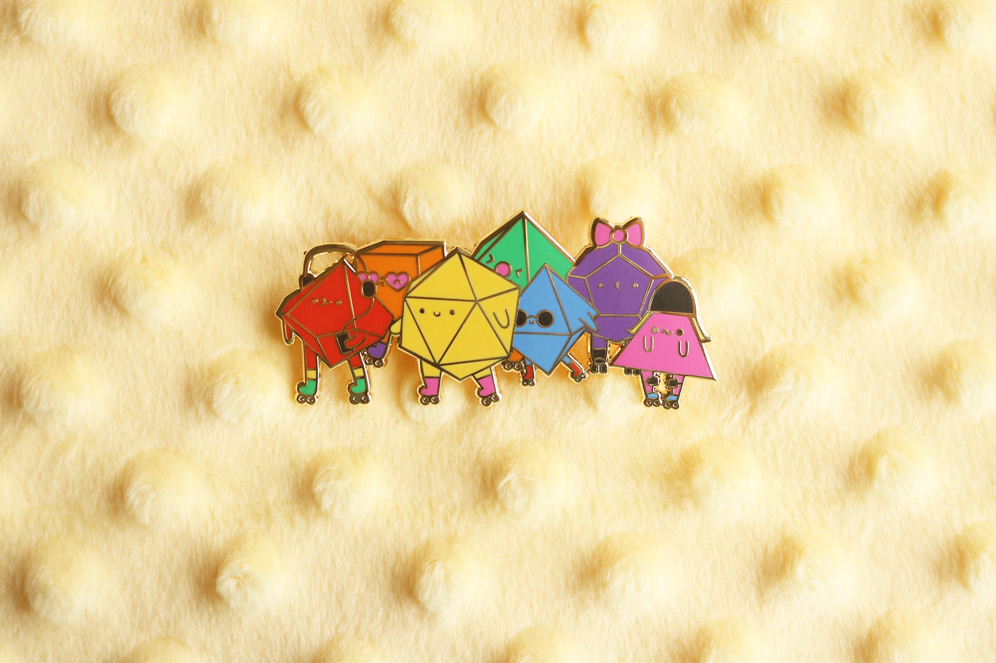 Rollin' Dice Buddies Hard Enamel Pin