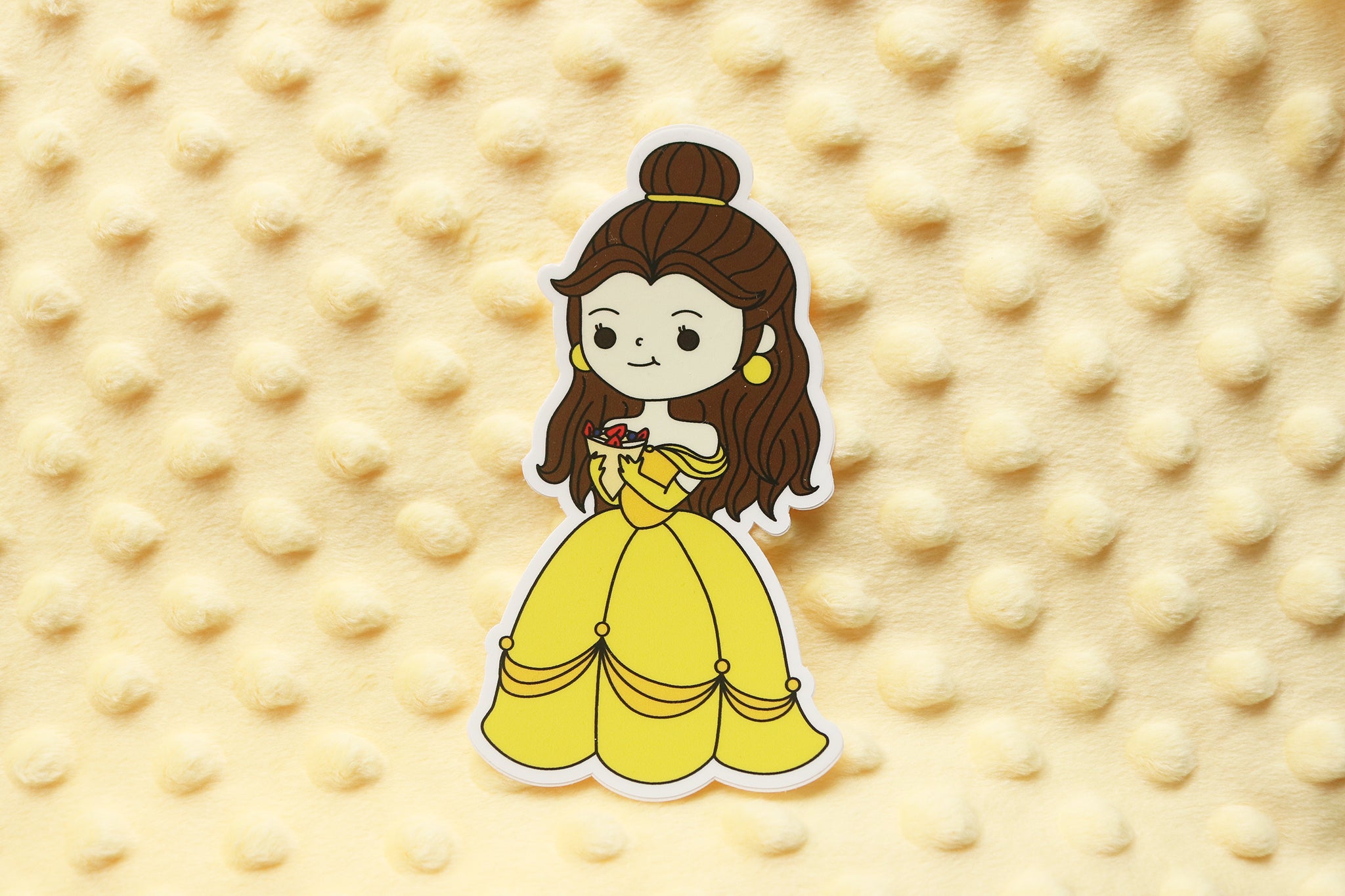 Bell Sticker Princess Snacking Princesses Stickers by Dbl Feature