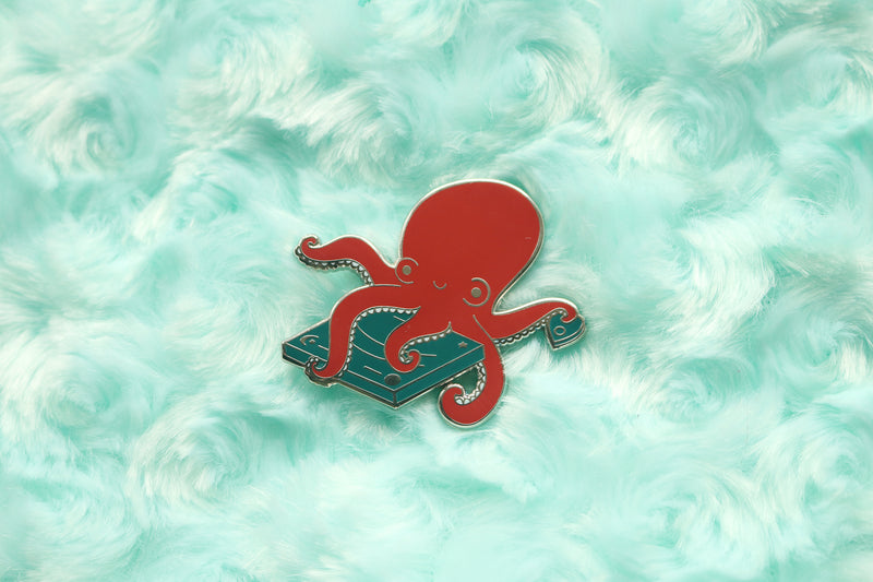 Ouija Board Octopus Hard Enamel Pin