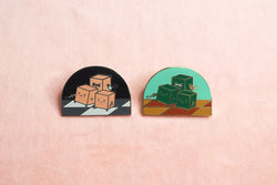 Day and Night Rogue Enamel Pins