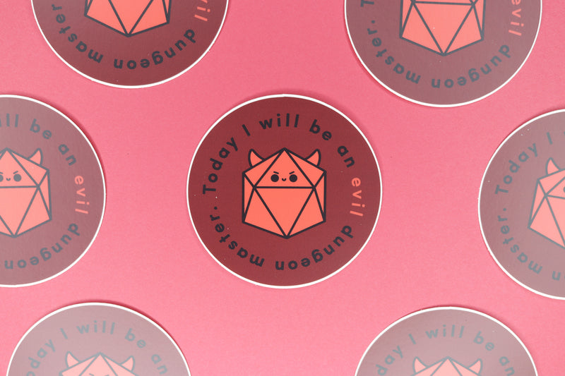 Rows of Evil DM Stickers