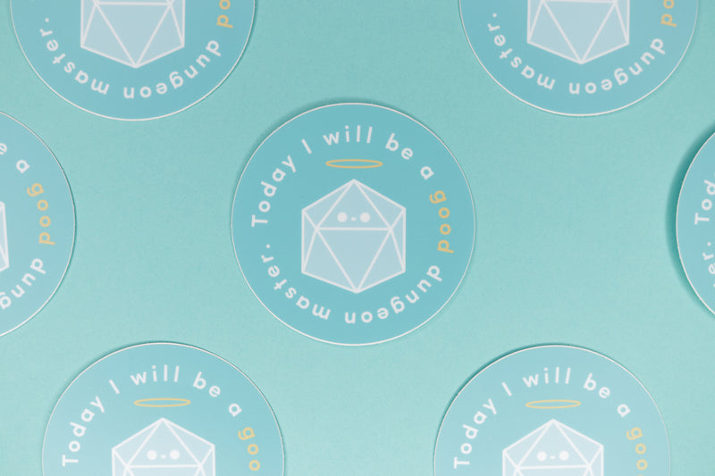 Rows of Good DM Stickers