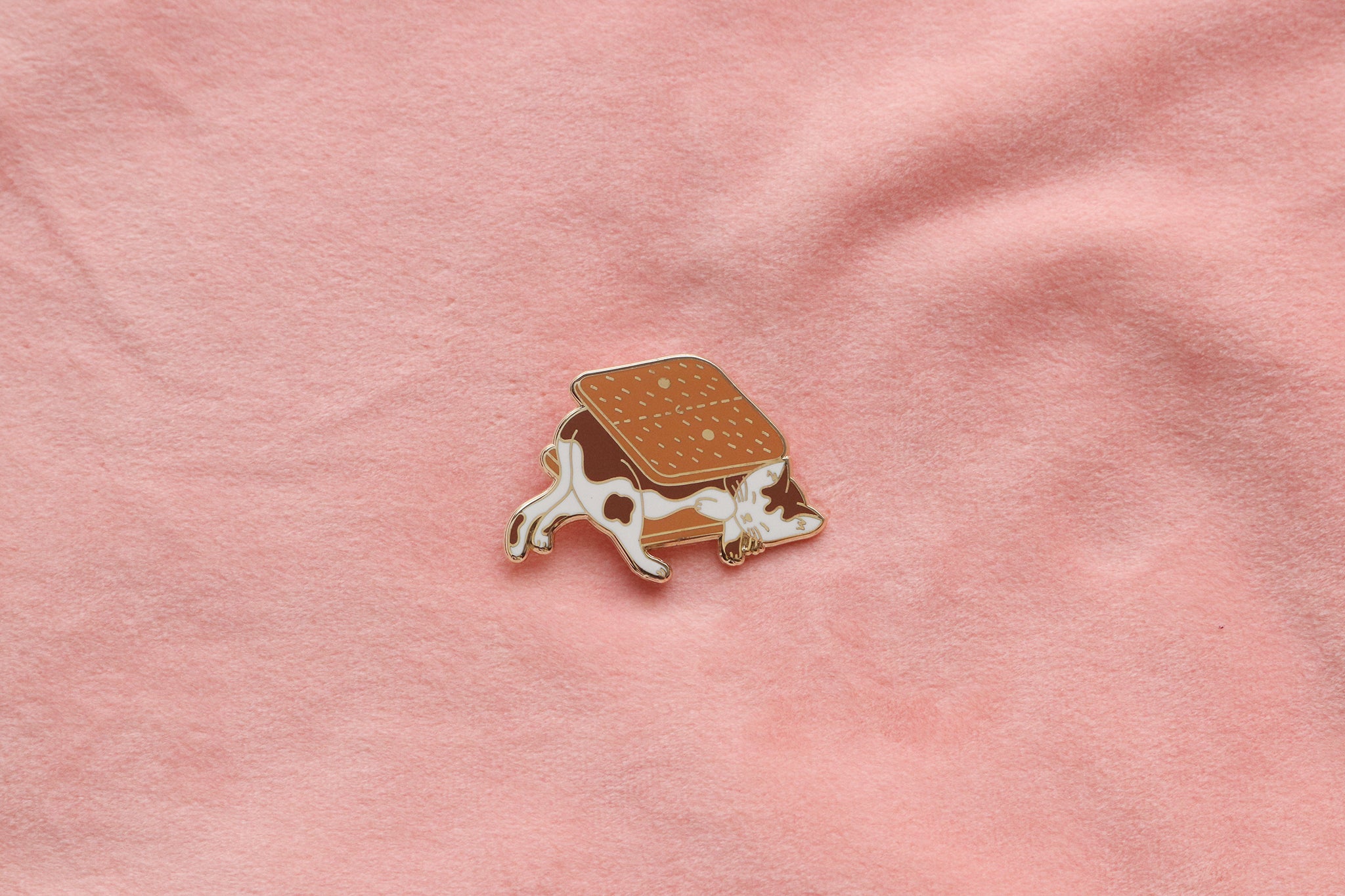 S'mores Kitty Hard Enamel Pin