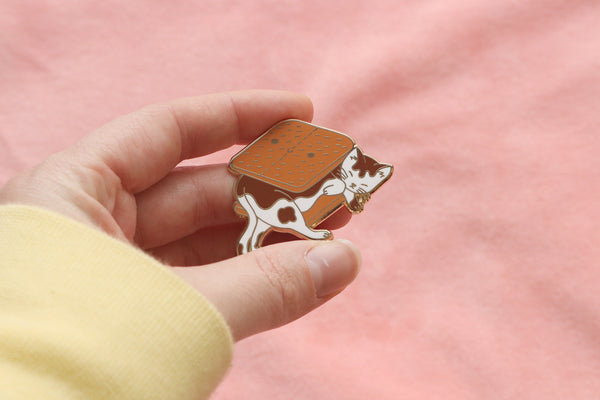 S'mores Kitty Hard Enamel Pin