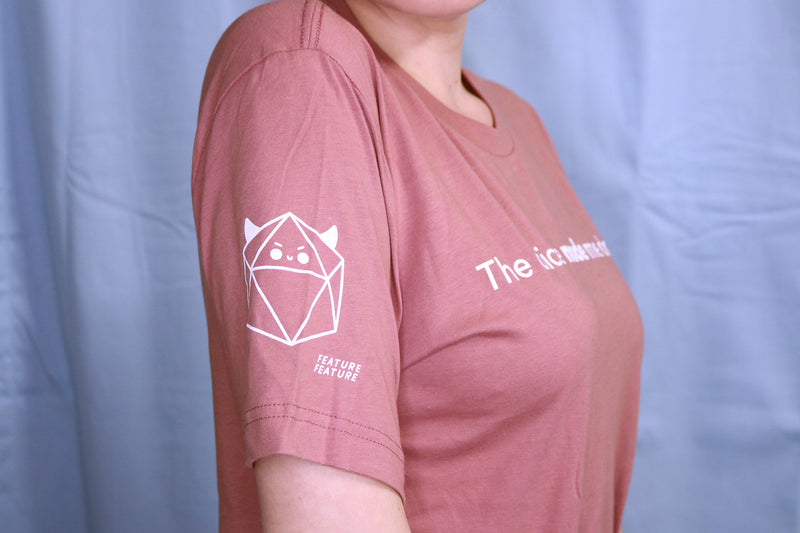 Devil Dice Sleeve Detail on Dice Made Me Do It T-shirt