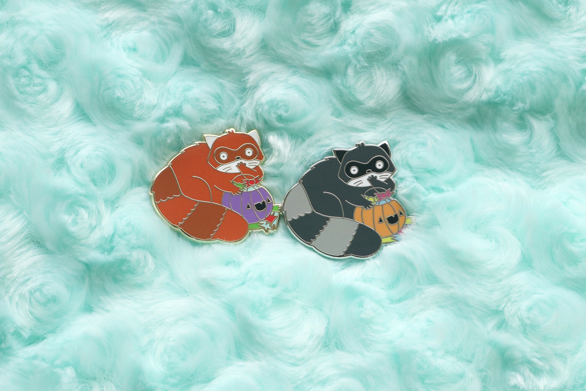 Halloween Trash Panda Hard Enamel Pin