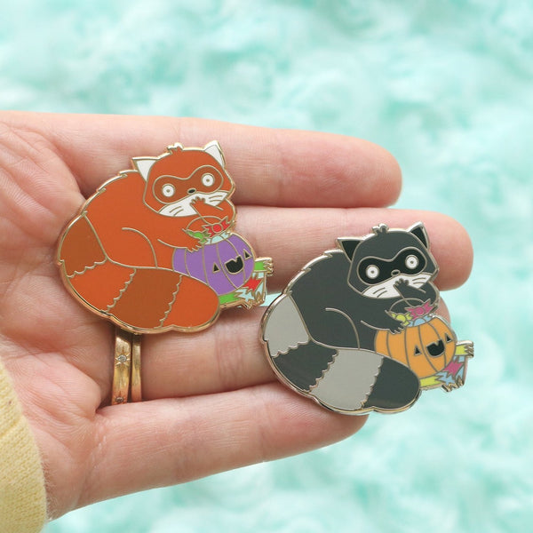 Halloween Trash Panda Hard Enamel Pin
