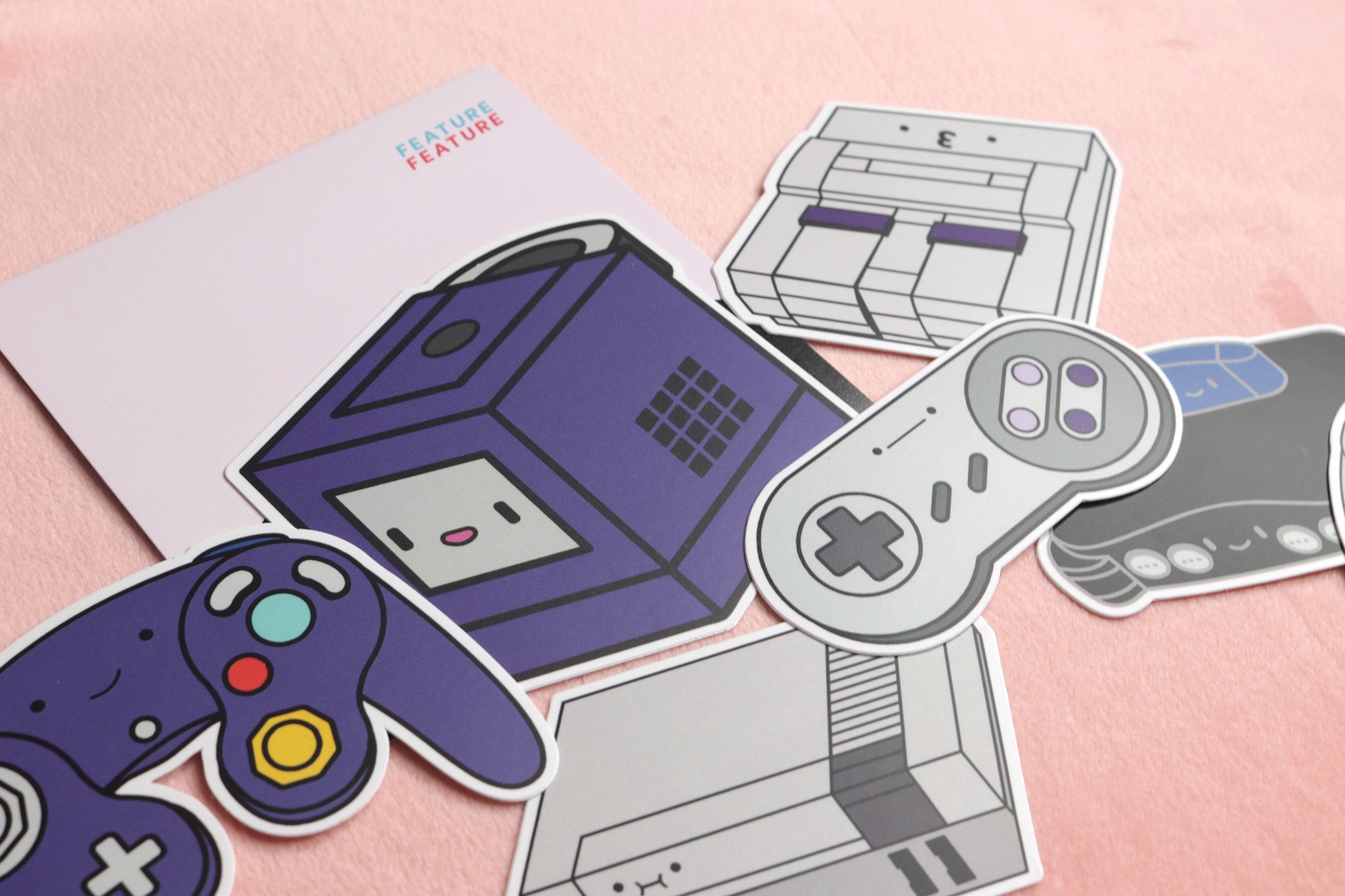 Nintendo Consoles and Controller Stickers