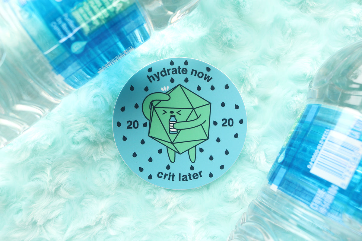 Transaqua Sticker Water D20 Sticker and Magnet by Dbl Feature