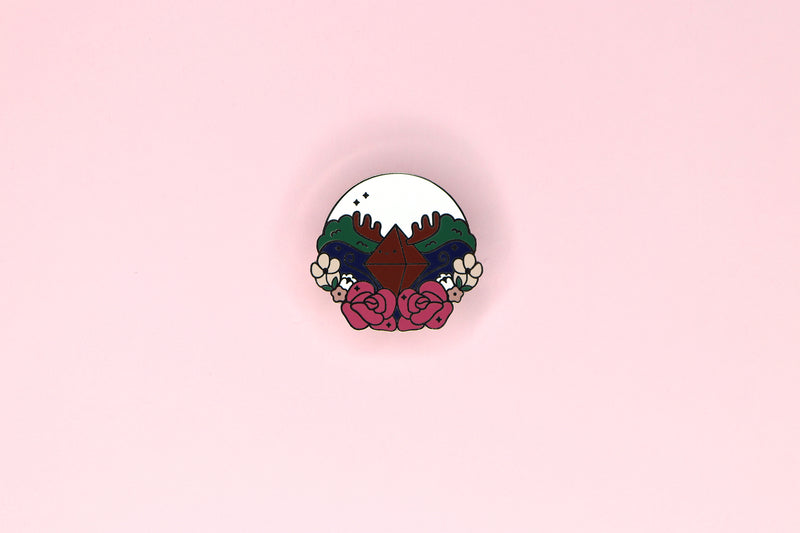 Moon Druid DnD 5e Class Hard Enamel Pin