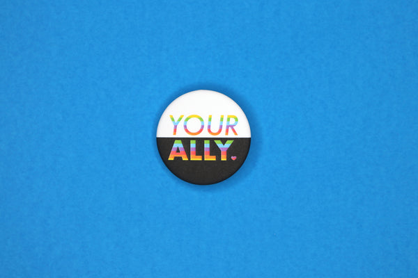 LGBTQIA+ Ally Flag Buttons